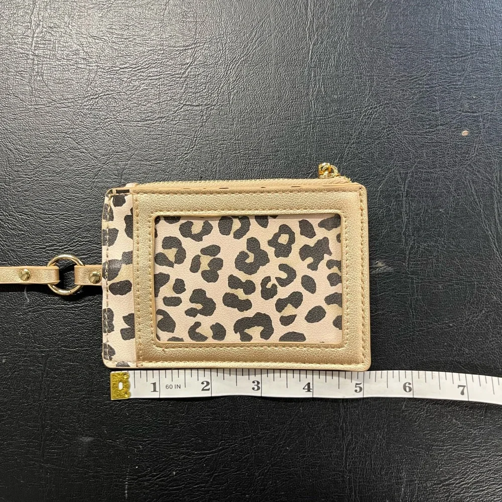 Animal print wristlet/cardholder